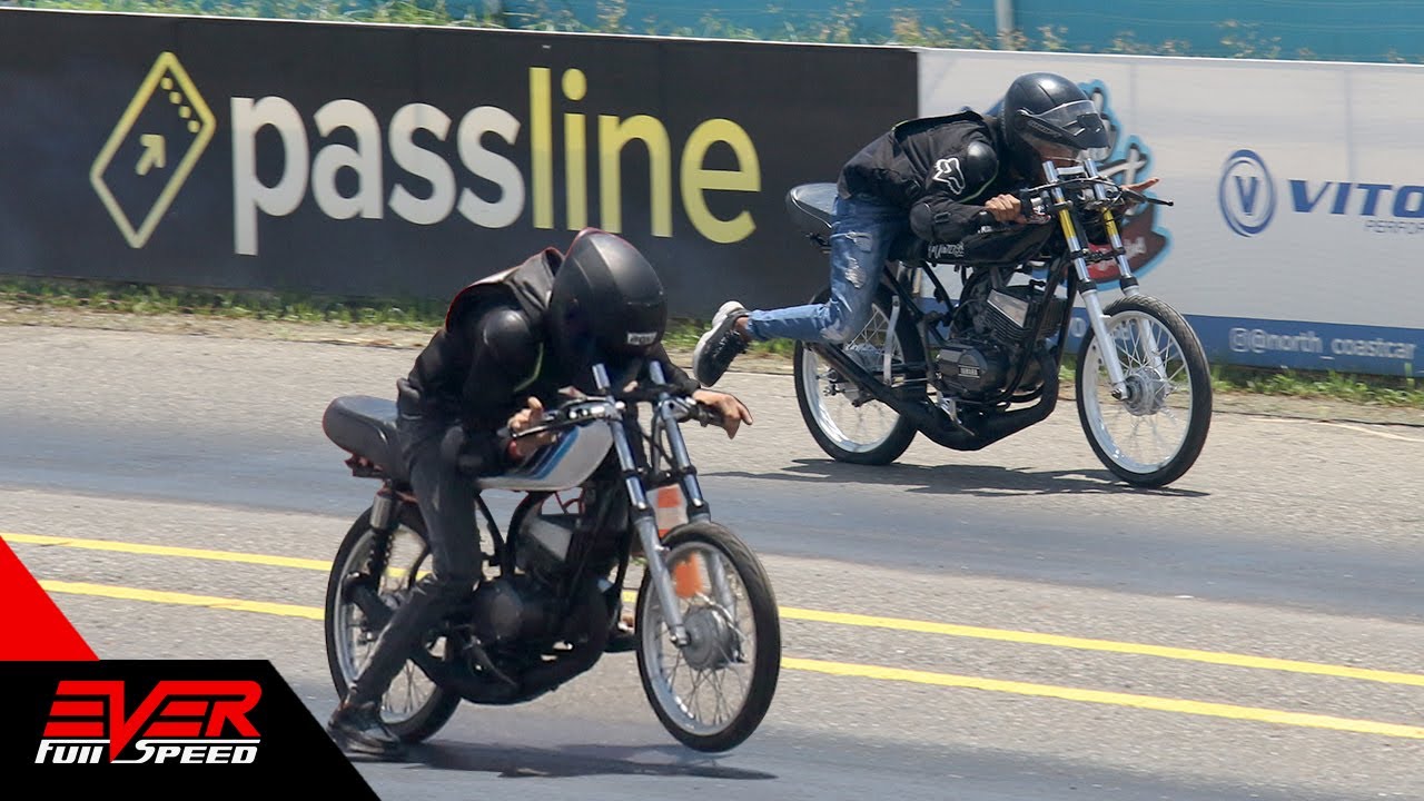 Duelos de Yamahas RX modificadas 🔥 Drag Races | 15 y 14 seg. 4ta válida de Piques Barraquilla 2021