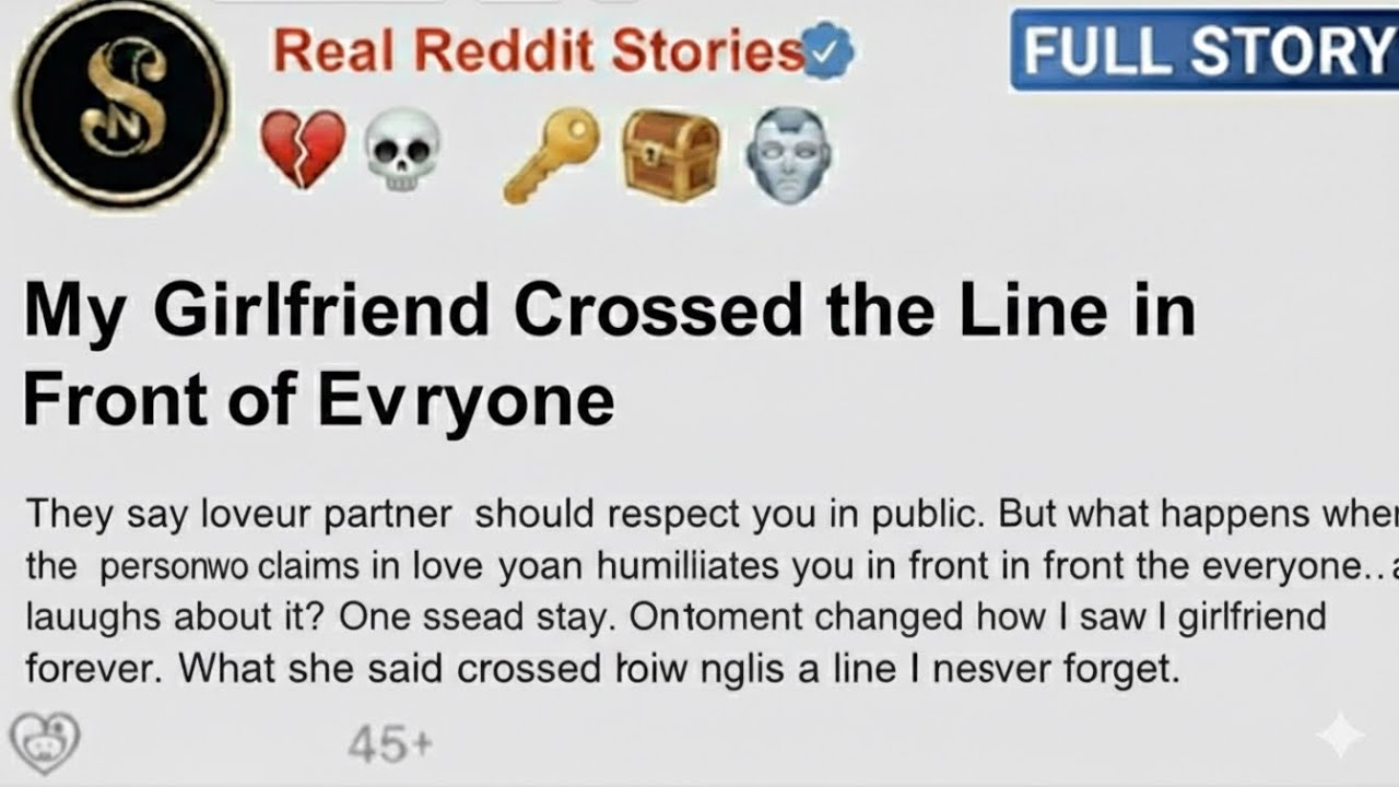 My Girlfriend Crossed the Line in Front of Everyone