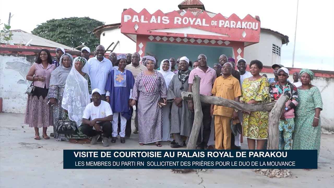 *Visite de courtoisie au Palais royal de Parakou : Les membres du parti RN sollicitent des prières