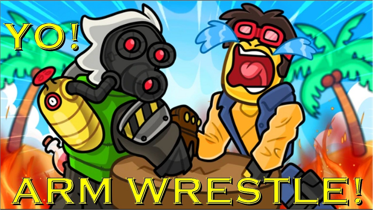 Roblox Arm Wrestle Simulator - Can I Jump Back in and GET VERY FAR? AM I NOOB?