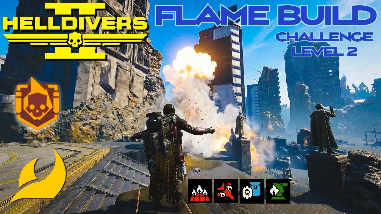Helldivers 2 Terminids Flame Build Challenge Lvl 2
