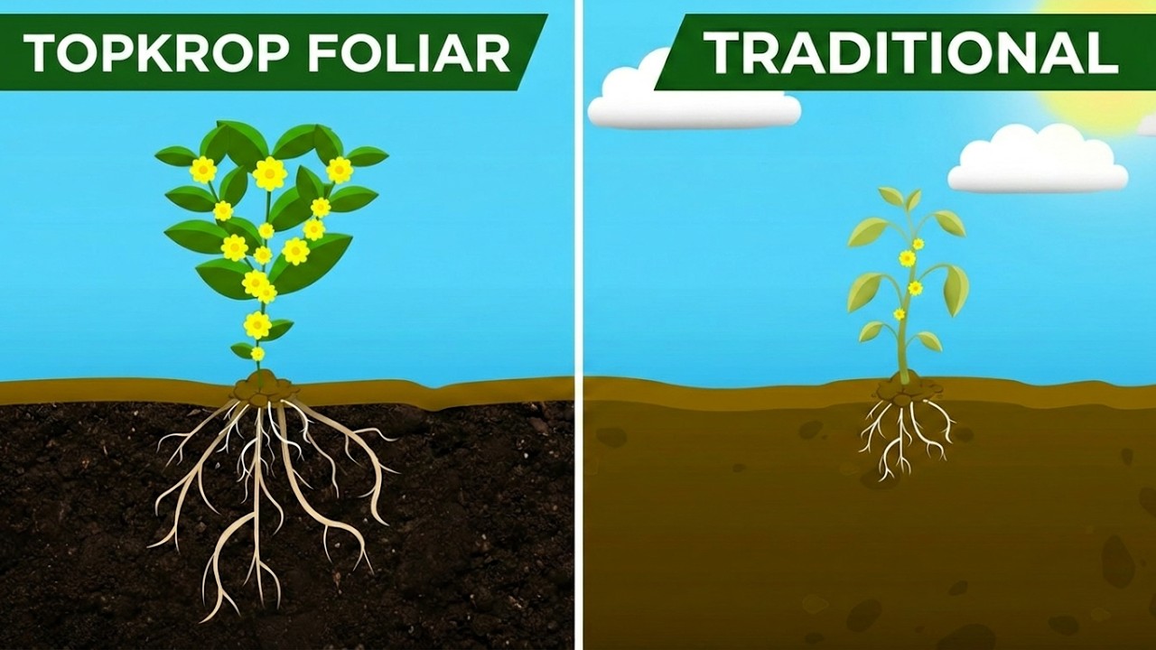 Foliar | Slow Release Technology | Animation | TopKrop Fertilizers