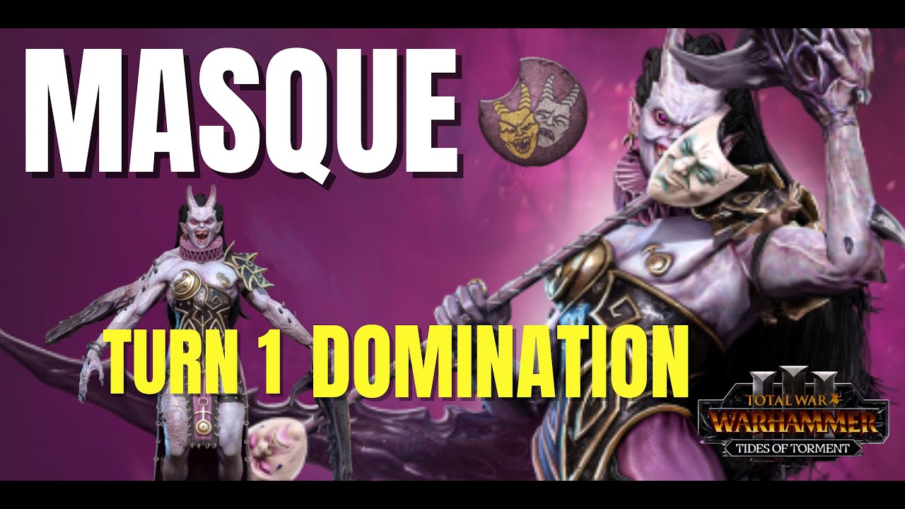 How to Dominate Turn 1 as The Masque (FREE Lord) | Slaanesh Beginner Guide - Warhammer 3