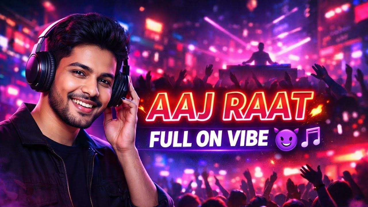 Aaj Raat Full On Vibe - Hindi party song #party #dj #partymusic 