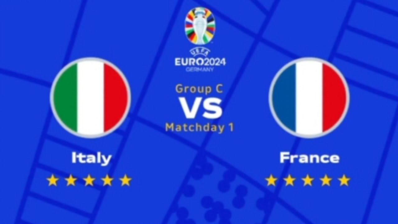 UEFA Euro Matchday 1 Italy vs France #fcmobile #fcmobile24 #fc24  #football