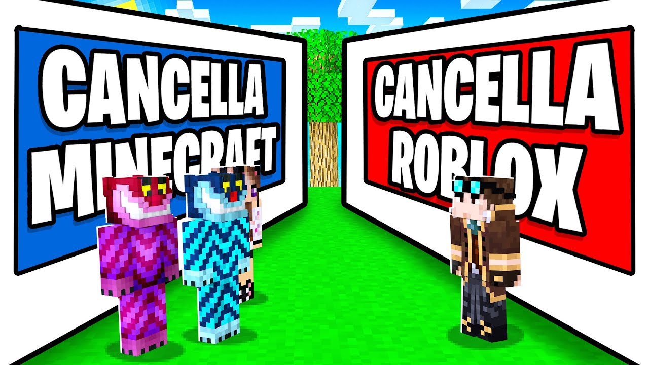 SCEGLI IL LATO CON PIÙ AMICI PER VINCERE SU MINECRAFT!!