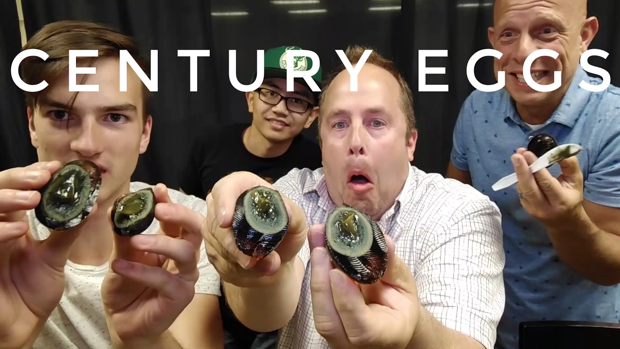 100 year old Century Egg Challenge