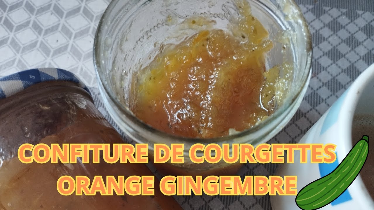 Confiture de courgette aux agrumes