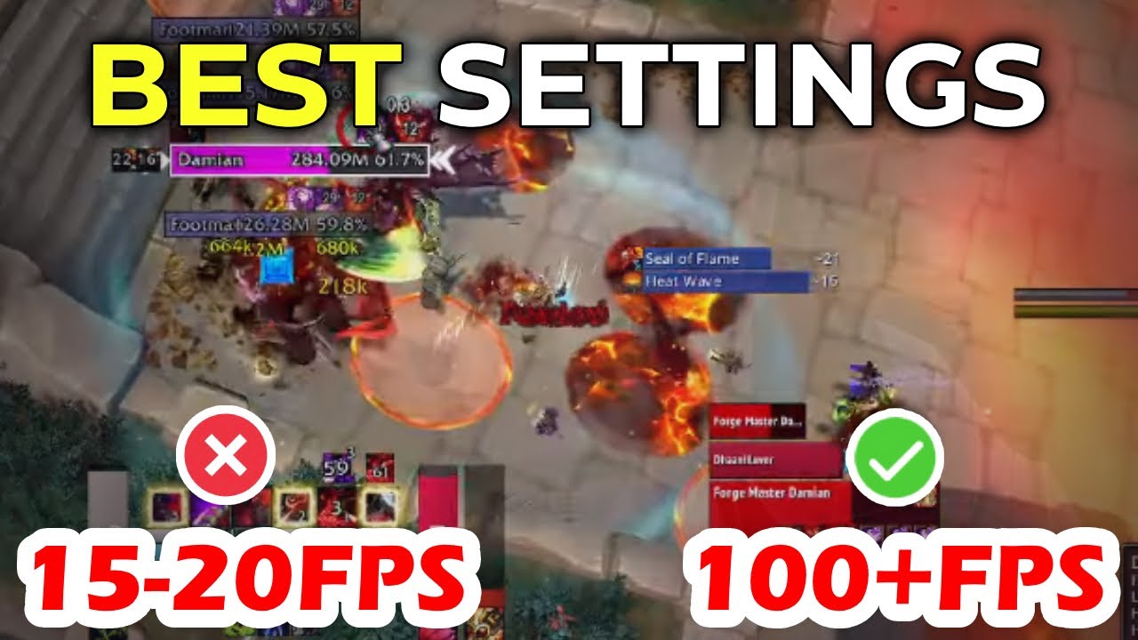 Boost FPS For Mythic+ & Raiding FAST (Low & Mid Tier PC Optimization for World of Warcraft TWW)