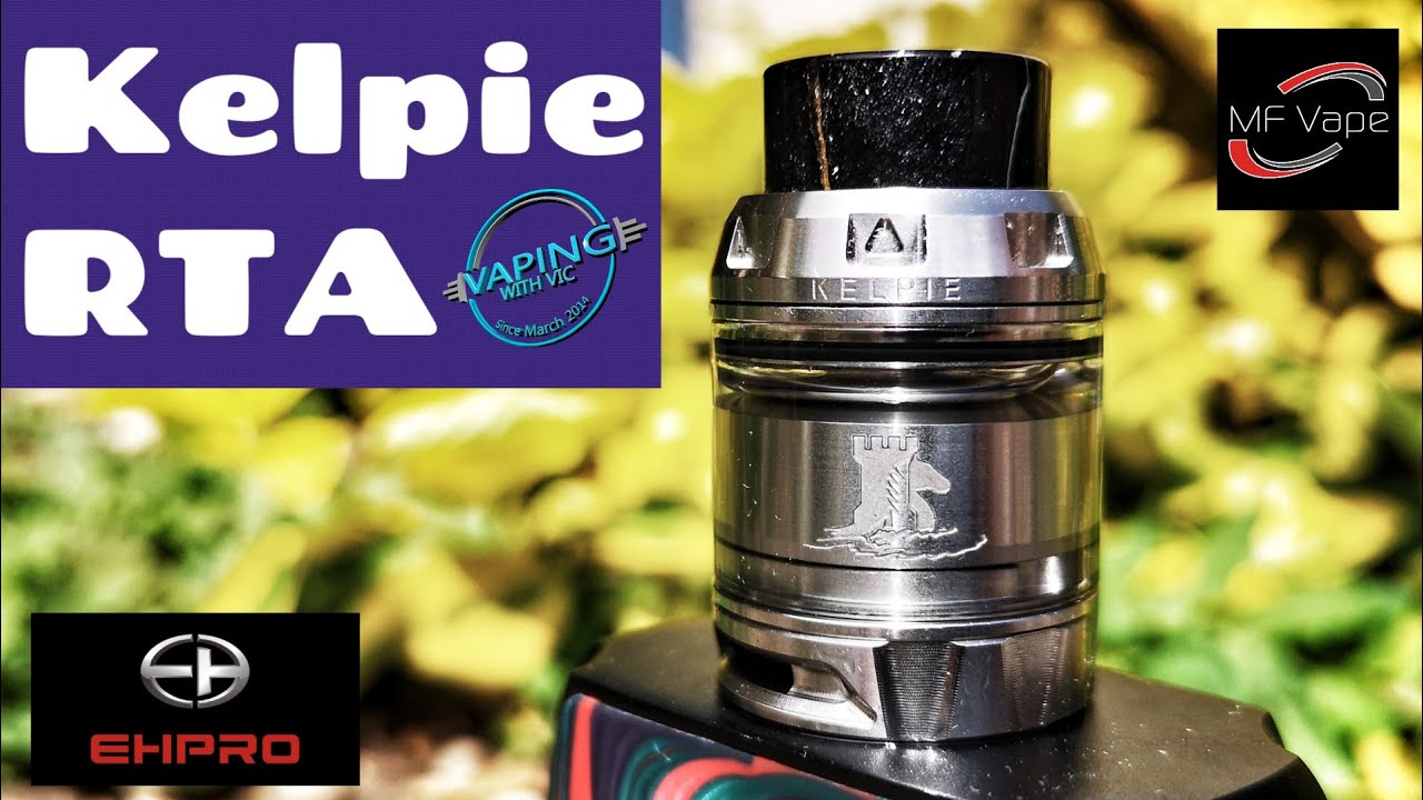 Kelpie RTA by EHPro/Vaping with Vic - Review, coil assembly & wick