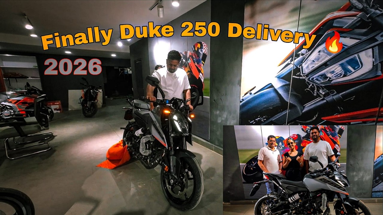 2026 New Duke 250 Gen3 Delivery | Silver Metallic Matt ❤️