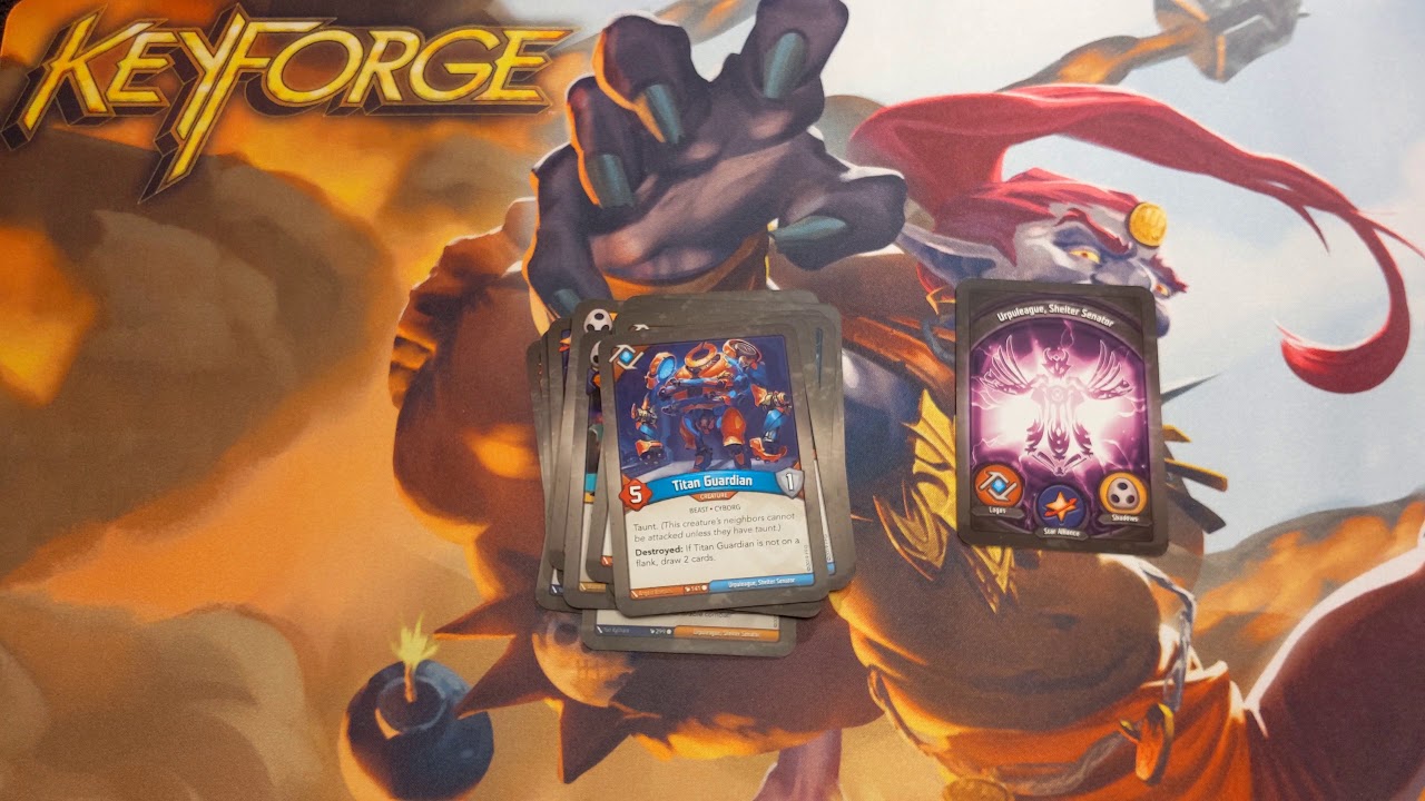 Keyforge Worlds Collide Deck Review - Urpuleague, Shelter Senator