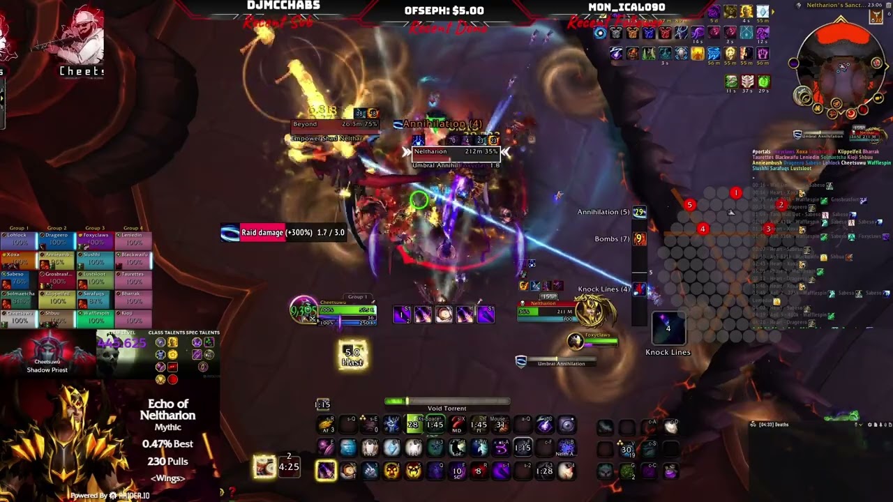 Wings vs Echo of Neltharion | Shadow Priest PoV