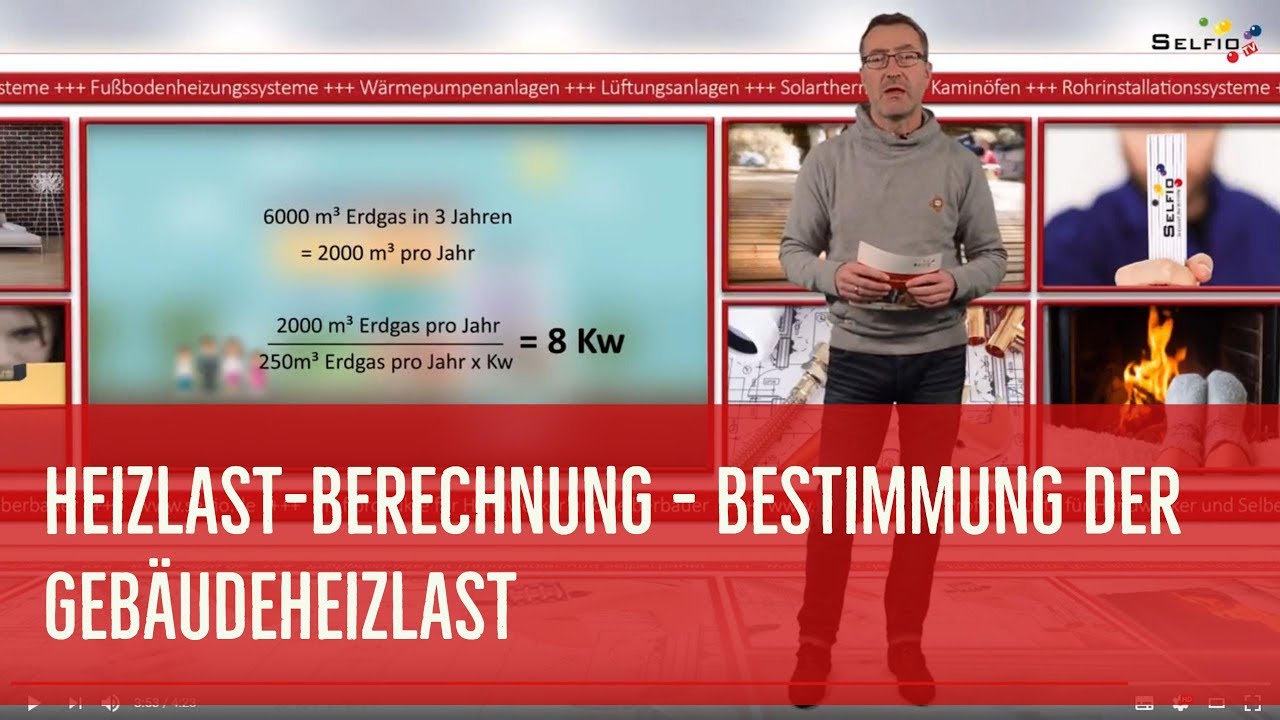 Berechnung der Heizlast in Bestandsgeb&auml;uden