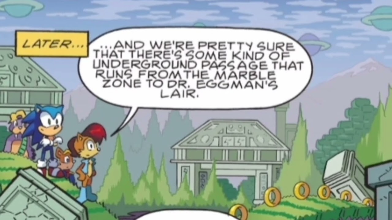 Sonic Meets Sally in Sonic Comic Dubs 