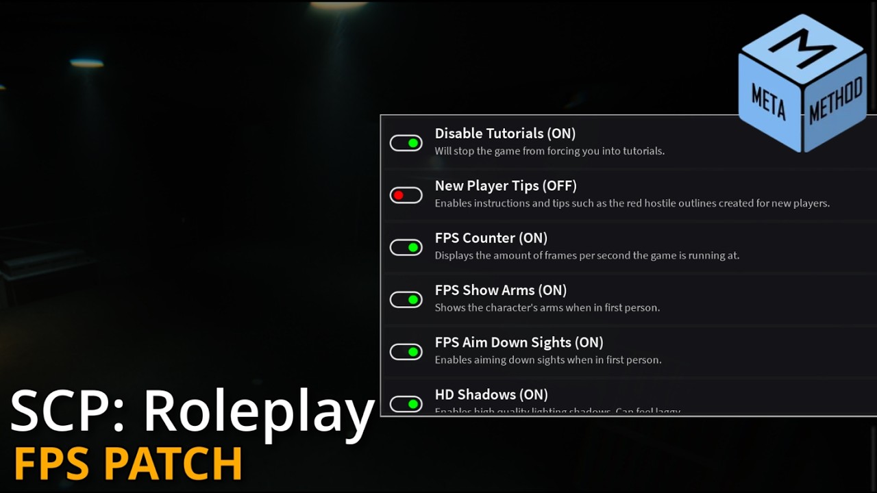 SCP: Roleplay | FPS Patch