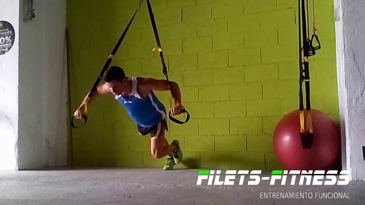11 ejercicios para trabajar pectoral con TRX