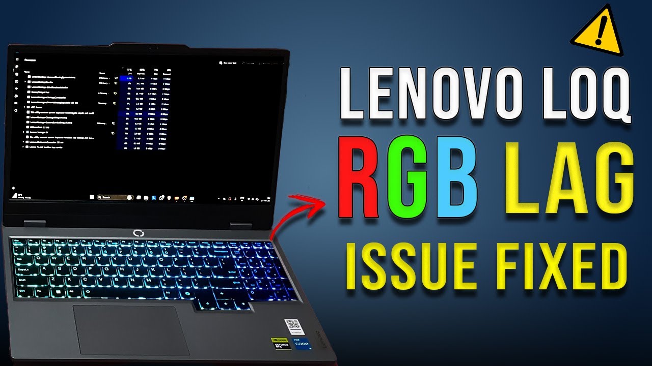 Lenovo LOQ RGB Keyboard Lag Issue FIXED | Step by Step Solution | MaXton Labs