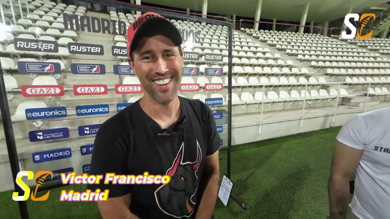 Konferencja prasowa Andrew Weidingera &ndash; Madryt Bravos 54 x 28 Raiders Tirol (ELF)