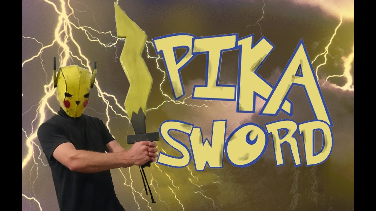 Making a Wooden Pikachu Sword from Hand Tools