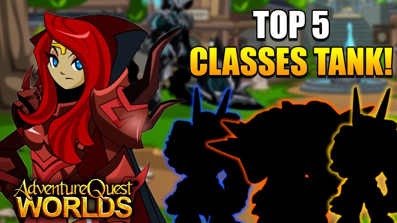 【AQW】Top 5 das classes mais tanks do jogo - AQW 2025!!!