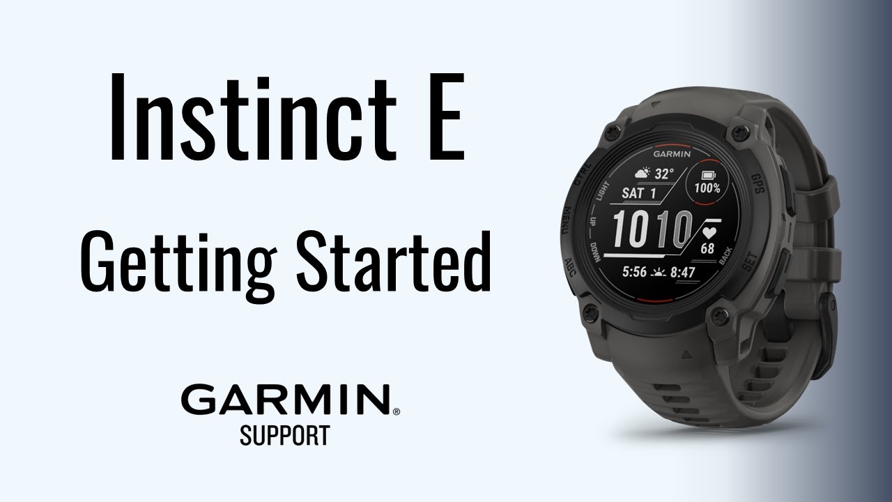 Instinct® E | Начало работы | Поддержка Garmin
