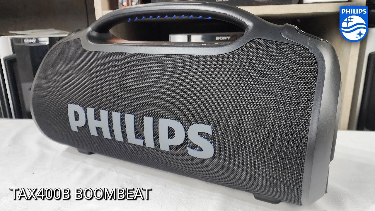 Unboxing (desembalando) Phillips TAX400B Boombeat