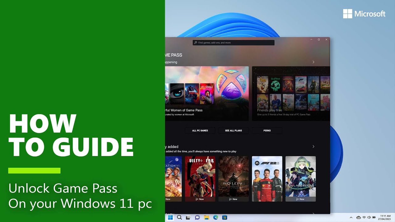 Game Pass on Windows 11 PCs