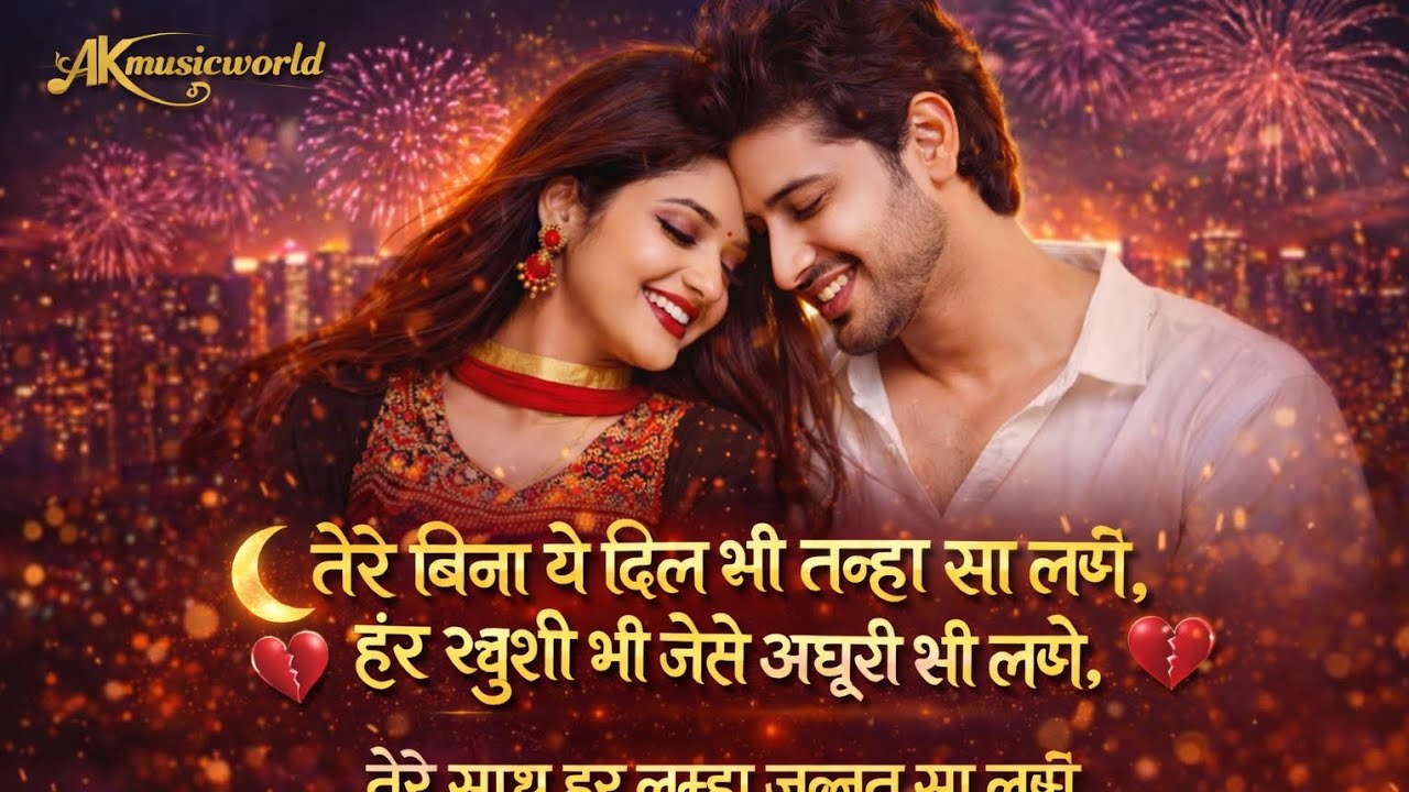 💞Tere Bina Ye Dil Tanha Sa Lage 💝Bollywood 💔romantic song Hindi 💞 heart touching New 2026 song Video