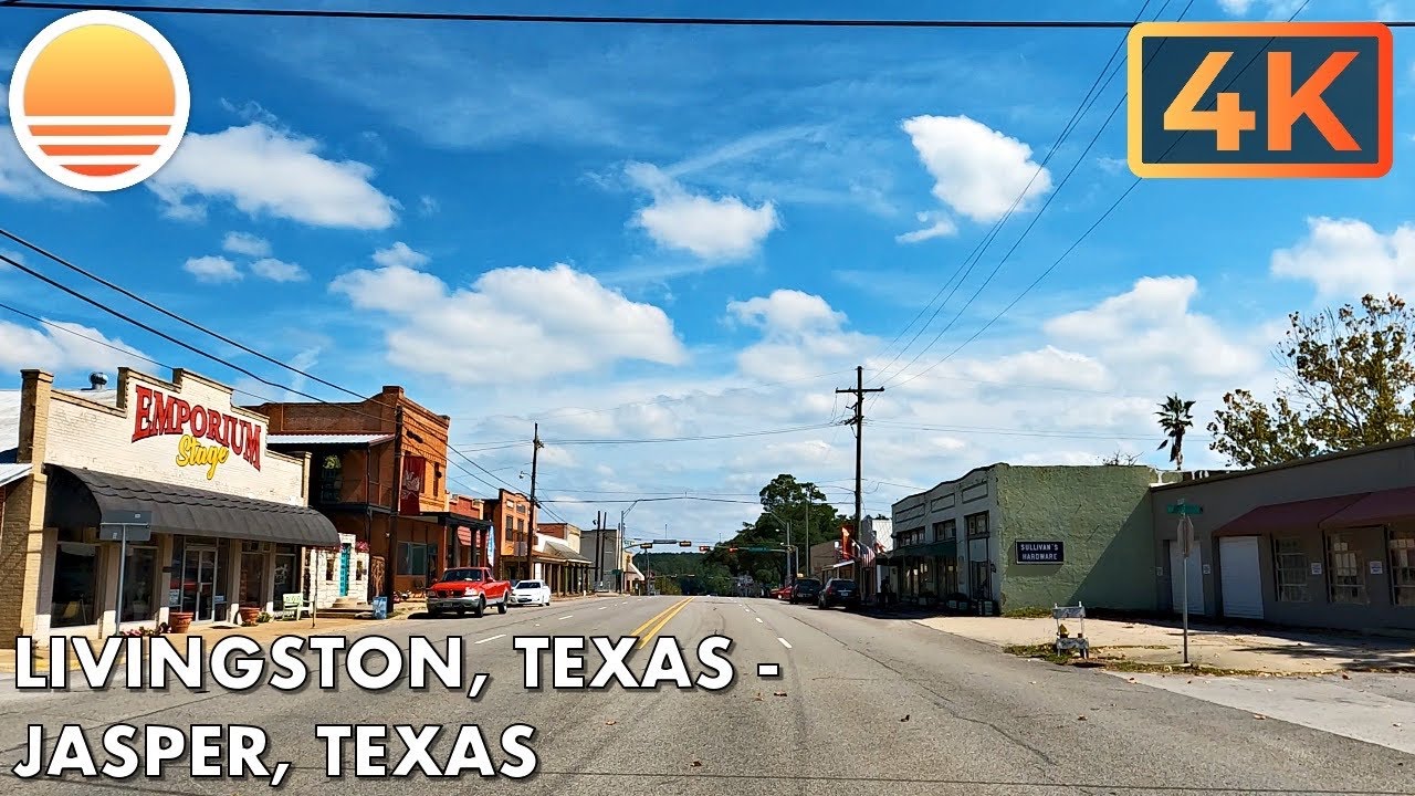 Livingston, Texas to Jasper, Texas!  Drive with me!