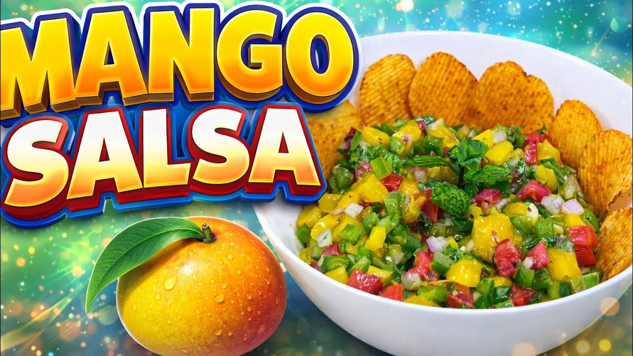 🍋🥭 Mango Salsa Recipe | Perfect Dip for Chips & Snacks