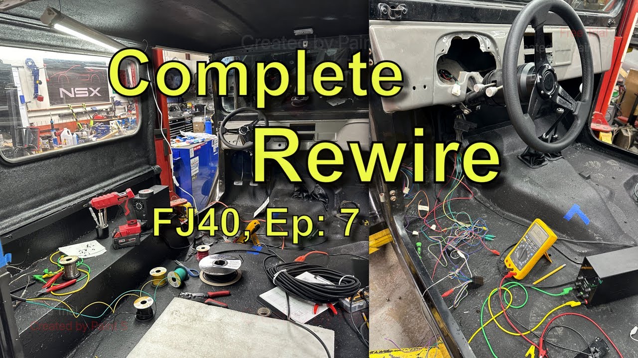 Complete Rewire! FJ40 body harness