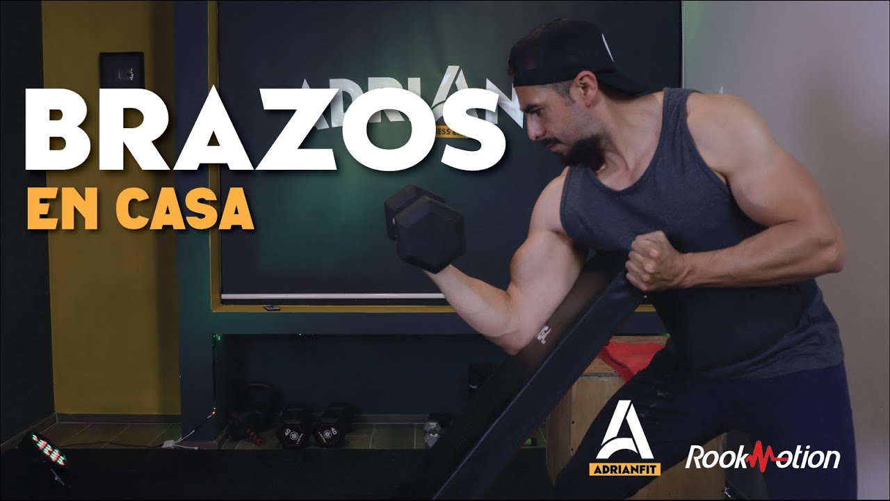 Rutina de Brazos en CASA 🔥TONIFICA EN CASA (MANCUERNAS)