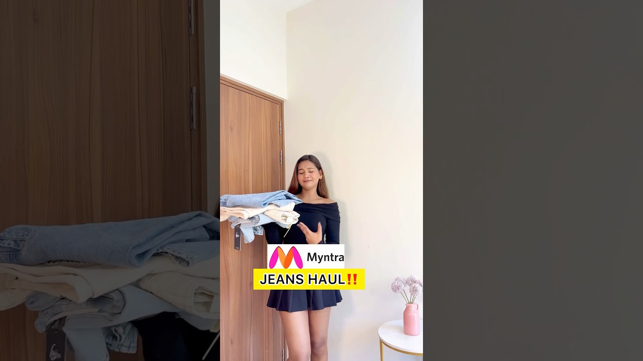 Myntra jeans 👖 #myntra #myntrafinds #haul #jeans #denim #youtubeshorts