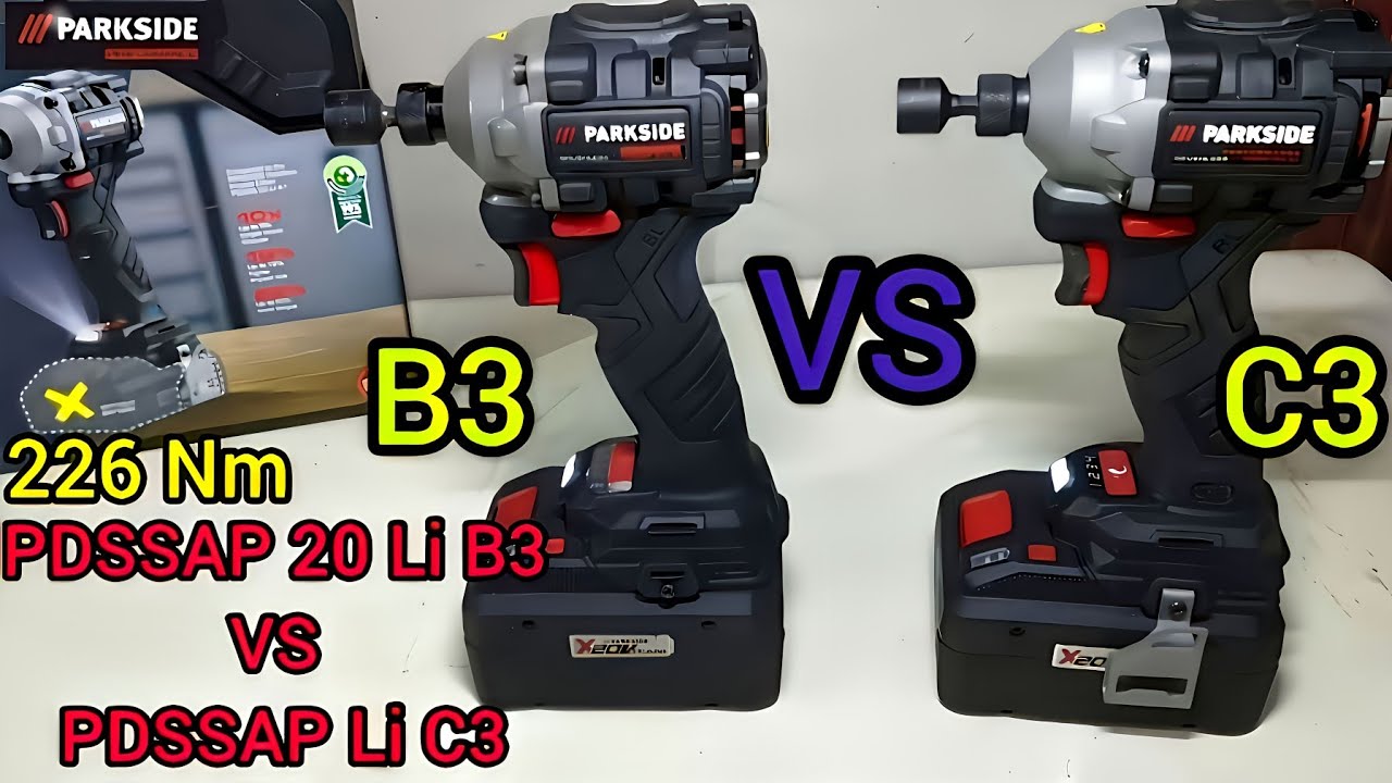 Parkside PERFORMANCE PDSSAP 20 Li B3 VS PDSSAP 20 Li C3 #parksideperformance#parkside#vs#diy