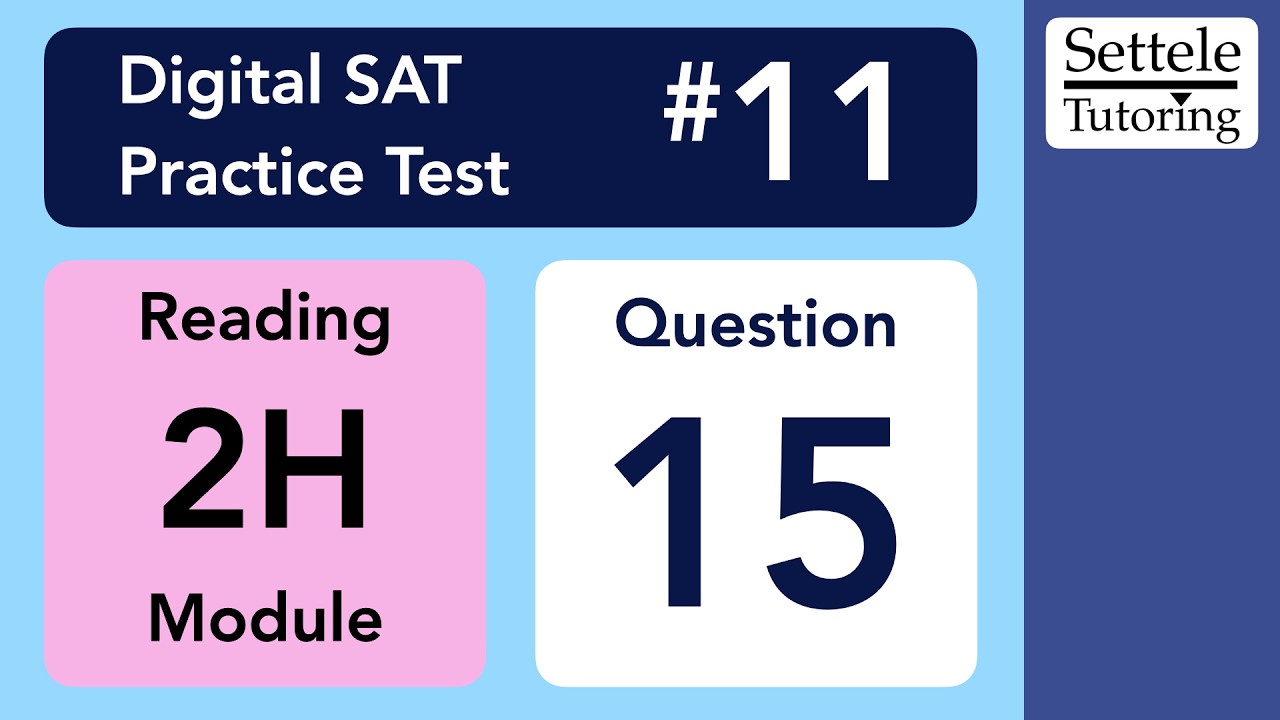 Digital SAT 11, Reading Module 2H, Question 15