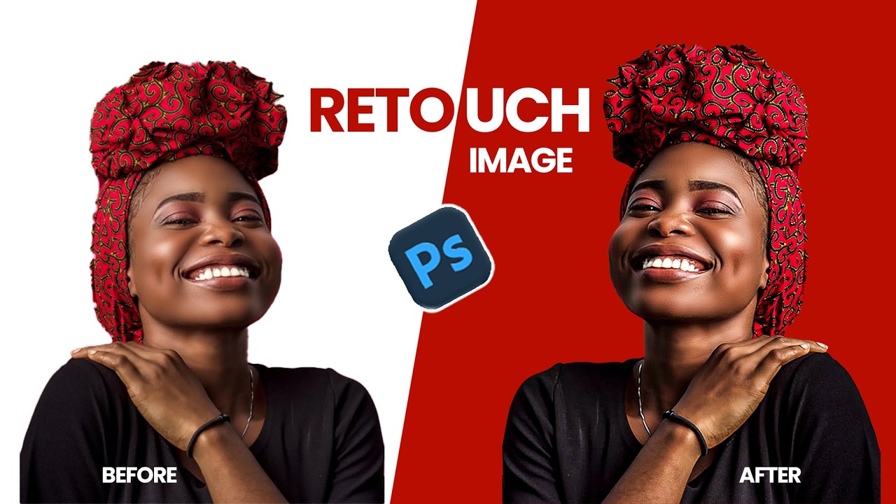 Профессиональный урок по ретуши фотографий | Потрясающие результаты до и после