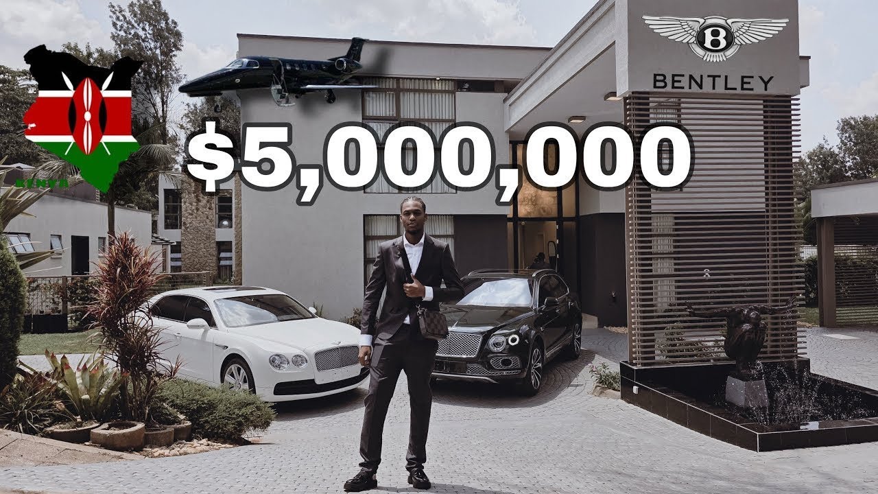 I took a Private Jet to Kenya : Touring a Bentley Mansion! | Travel Vlog