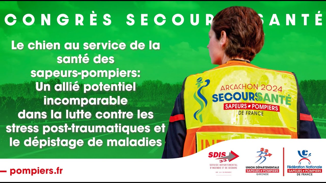 Le chien au service de la santé des sapeurs pompiers