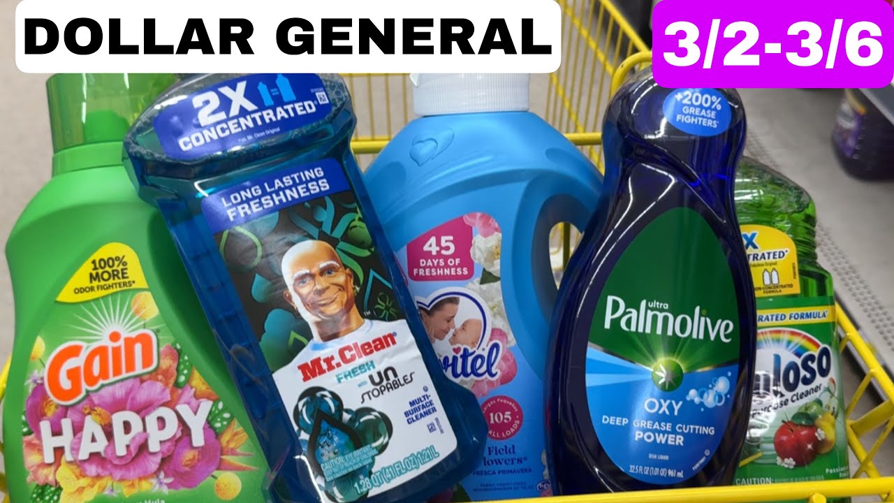 GAIN, FABULOSO Y MAS OFERTAS DE APROVECHAR EN DOLLAR GENERAL 3/2-3/6 