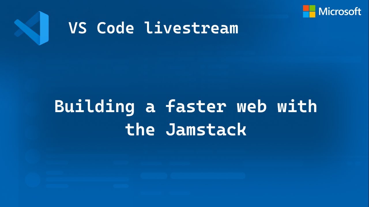 Building a faster web with the Jamstack