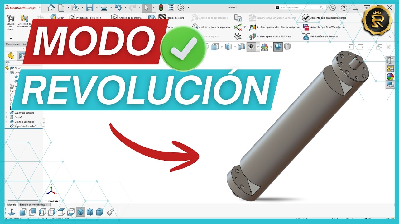 ¿Aún No Dominas Revolución en Solidworks? Estás Perdiendo Tiempo