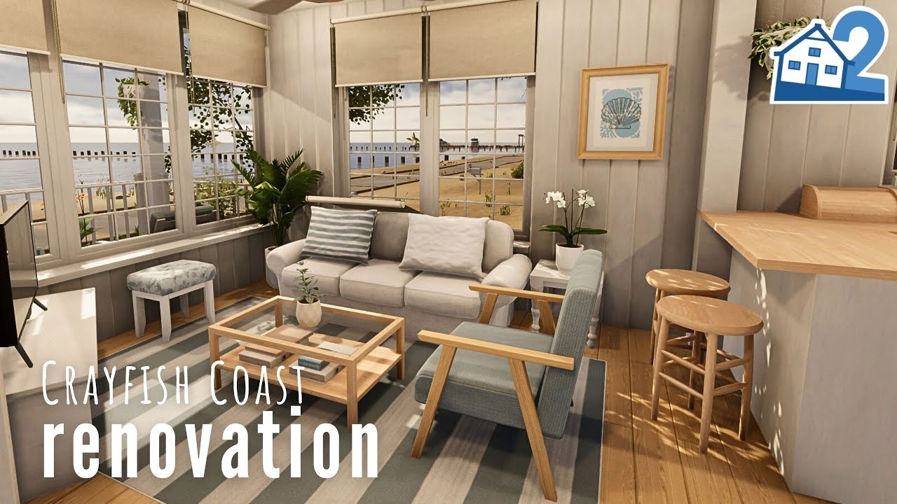 Crayfish Coast Renovation | House Flipper 2 | Speed Build