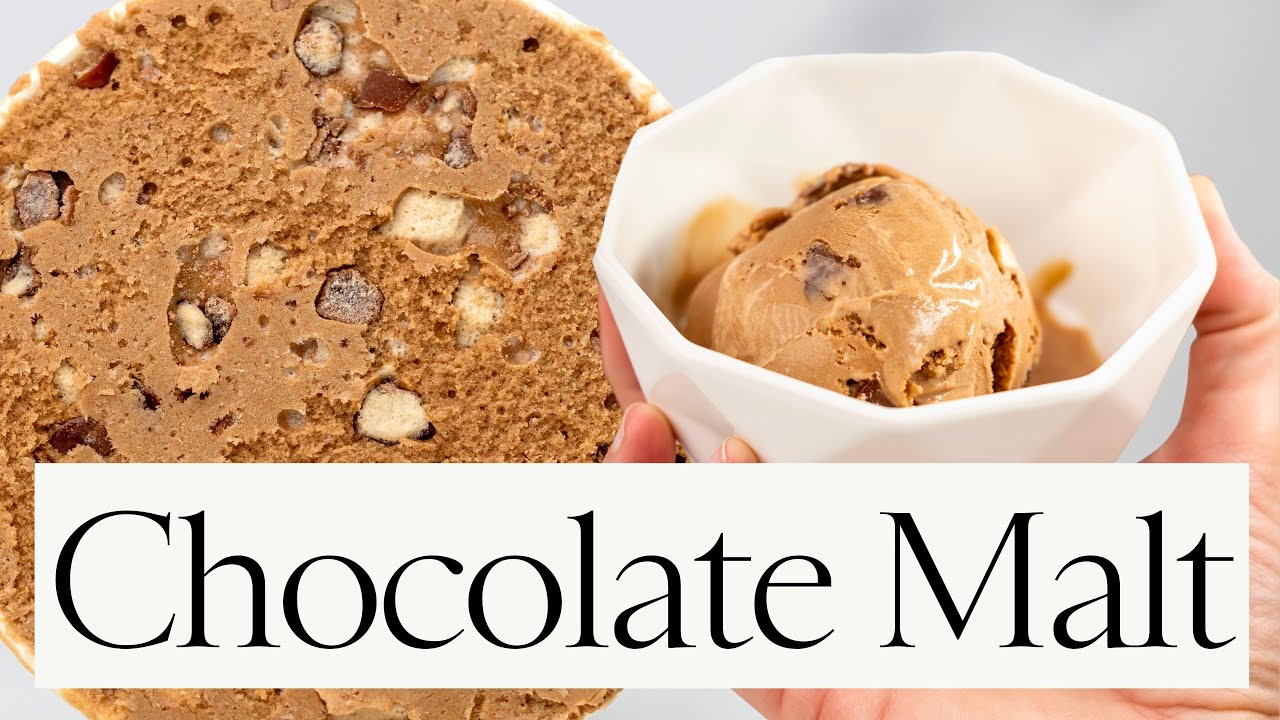 Chocolate Malt Ice Cream Recipe