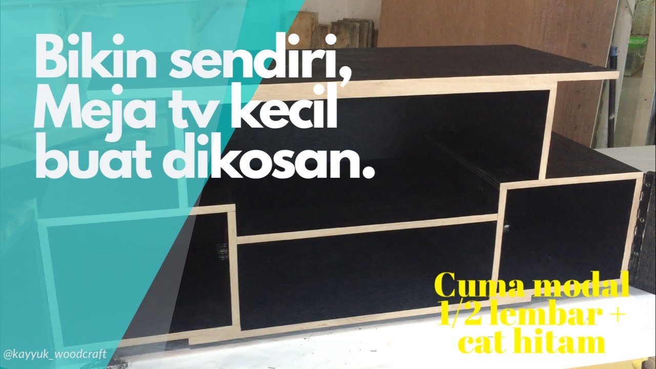 Woodworking // Membuat Meja Tv Multiplek