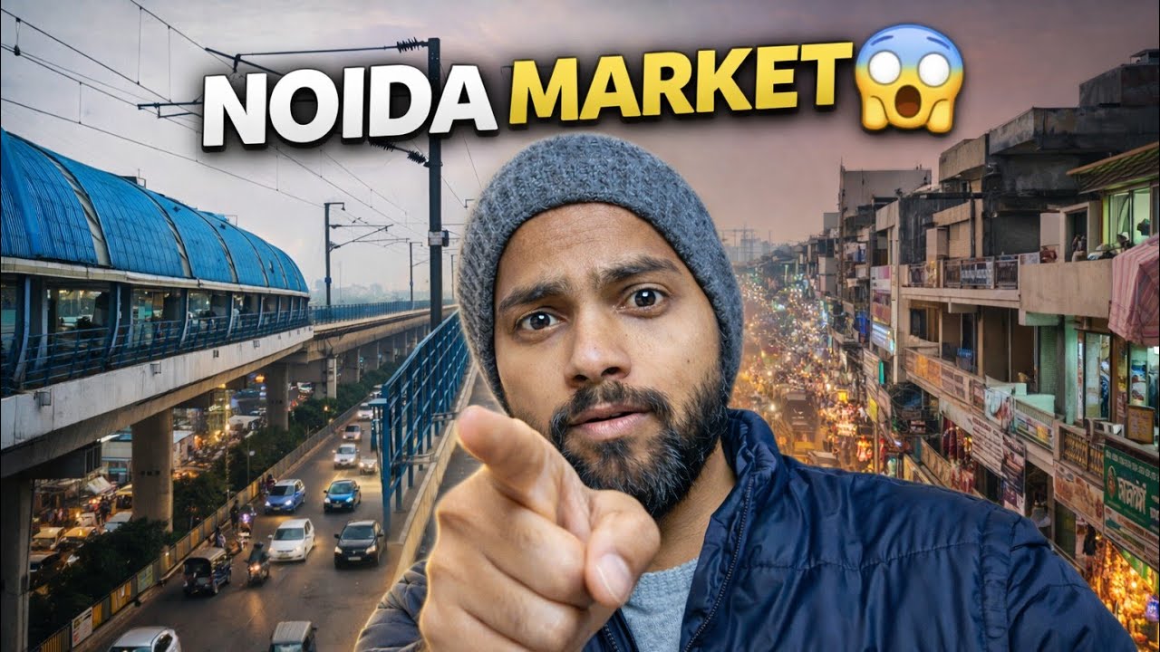 Noida Sector 18 Reality | Atta Market Full Tour | Street Shopping & Crowd Vlog