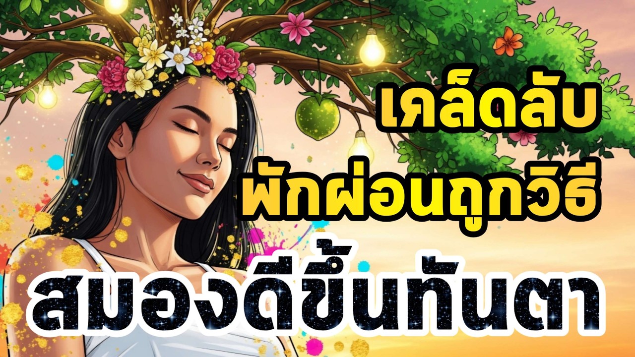 7 เคล็ดลับ วิธีการพักผ่อนอย่างชาญฉลาด ที่คนหมดไฟต้องรู้ | พักผ่อนเพื่อพัฒนาตัวเอง
