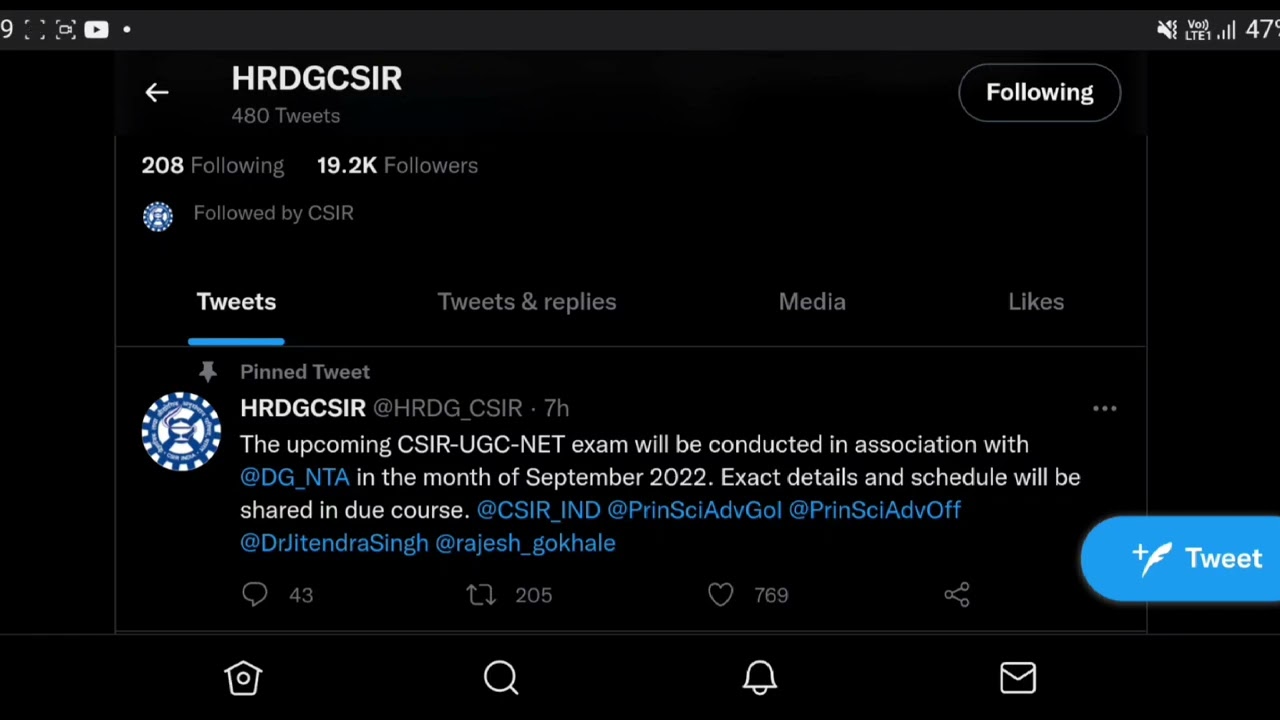 CSIR-NET 2022 exam update