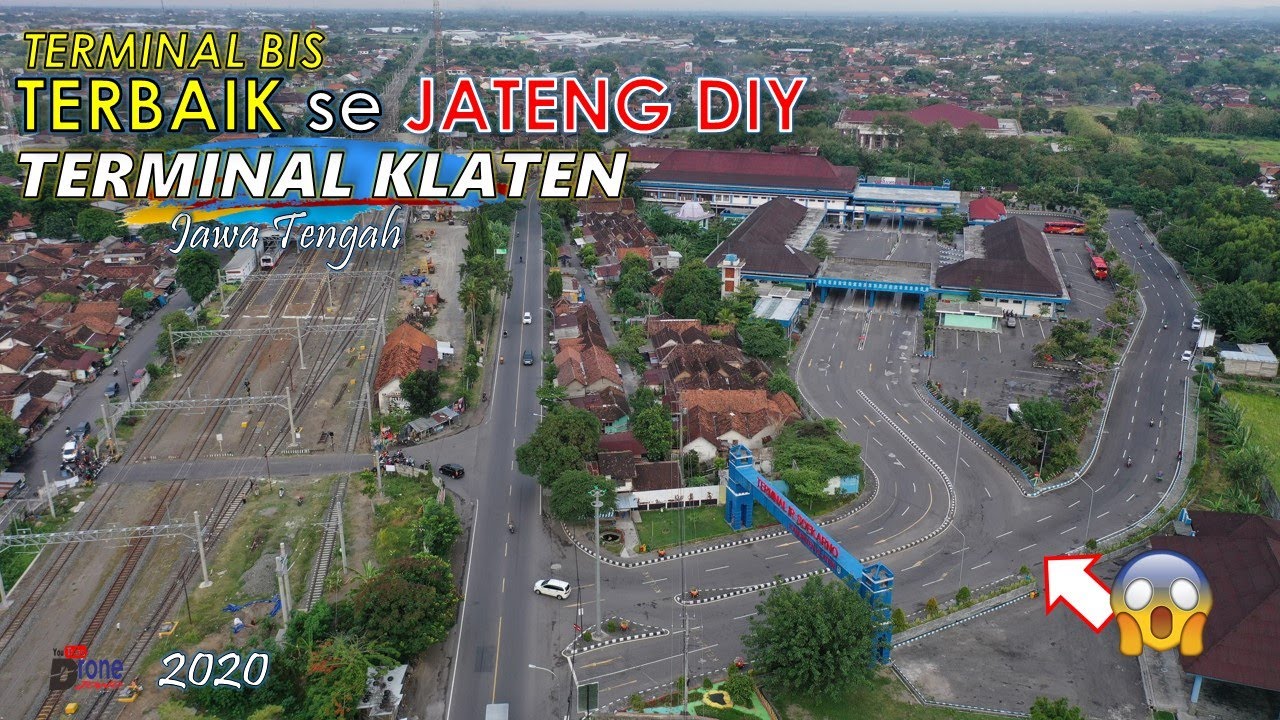 Terminal Bis TERBAIK se-JAWA TENGAH DIY - Terminal Ir. SOEKARNO Klaten [Video Drone 4K]