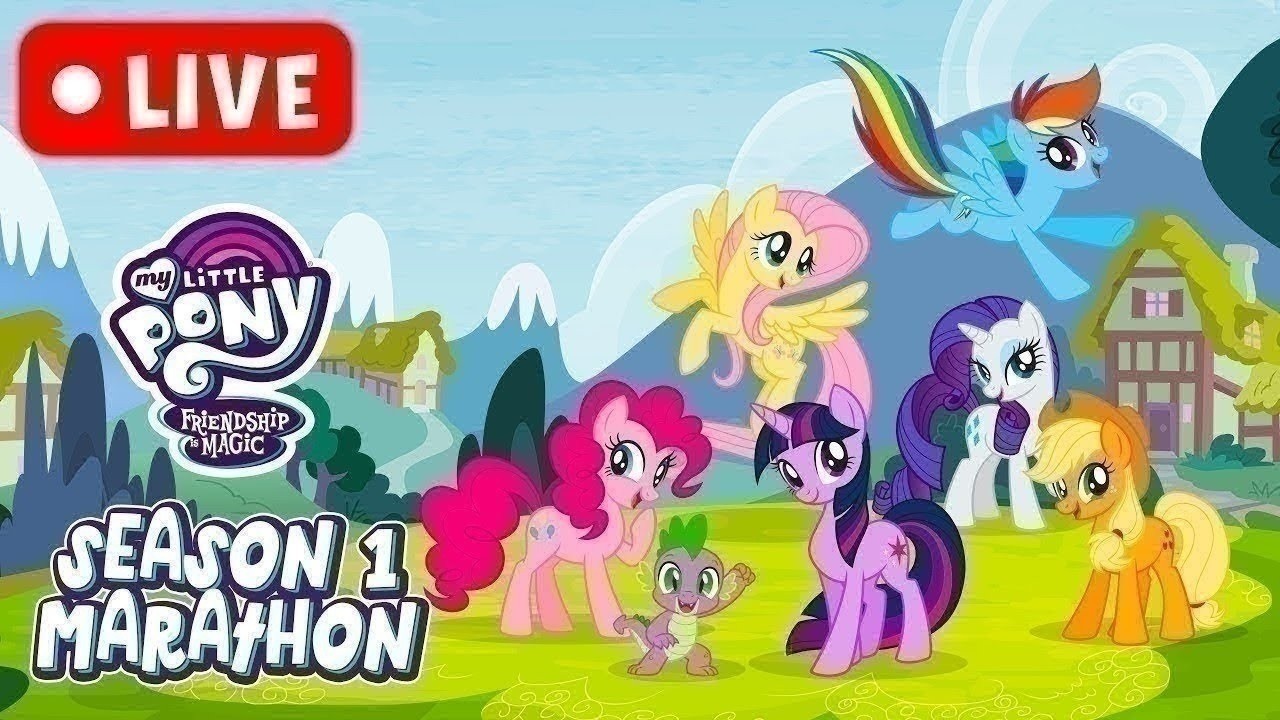 🔴 My Little Pony: Friendship Is Magic | SEASON 1 EPISODES 🦄✨🪄💫 | Live Stream